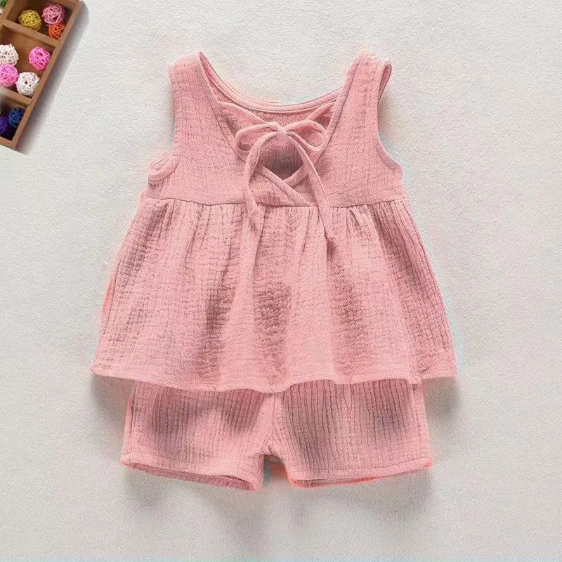 Title 2, Completo senza maniche da bambina Nuovi vestiti...