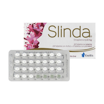 Slinda Drospirenona 4 mg Exeltis Caja x 28 Tabletas  