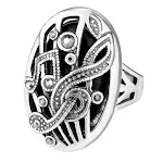 Antique Silver Black