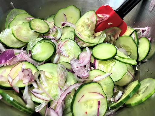 Cucumber Salad for Texas BBQ | Just A Pinch Recipes