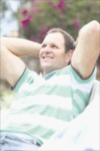 Sharks coach John Plumtree relaxing at home Picture: JACKIE CLAUSEN 9/9/2009. © Sowetan.