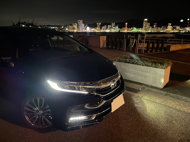 シャトルのドライブ・夜景と愛車・コラボしませんか？・お誘いお待ちしております・シャトルGP7に関するカスタム事例の投稿画像2枚目