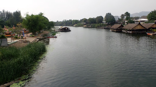 A bridge over a river in Thailand 2016