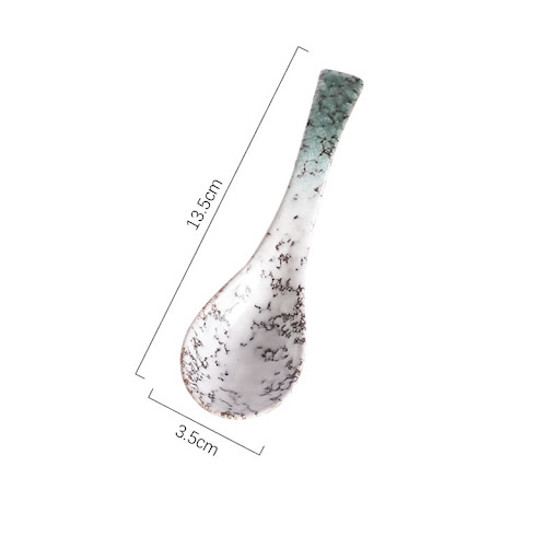 Title 2, Ceramic Spoon for Japanese Tableware, elevate y...