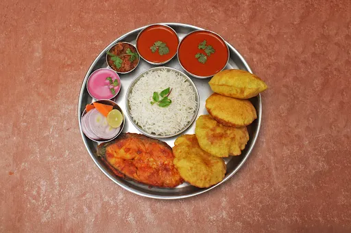 Surmai Vada Thali