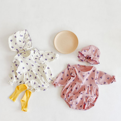 Title 2, Banquet Girls Baby Rompers Long Sleeves for gir...
