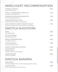 Exotica-Coffee shop menu 8