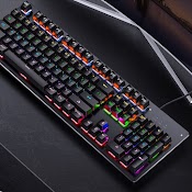 Bàn Phím Cơ Gaming Chơi Game Máy Tính Crack K100/K400/Zk - 4/Zk - 3 Full Led 10 Chế Độ Khác Nhau