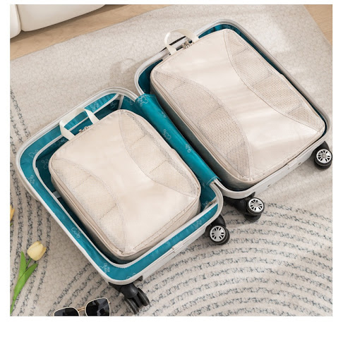 Title 6, Travel Compressed Storage Set Luggage Organizin...