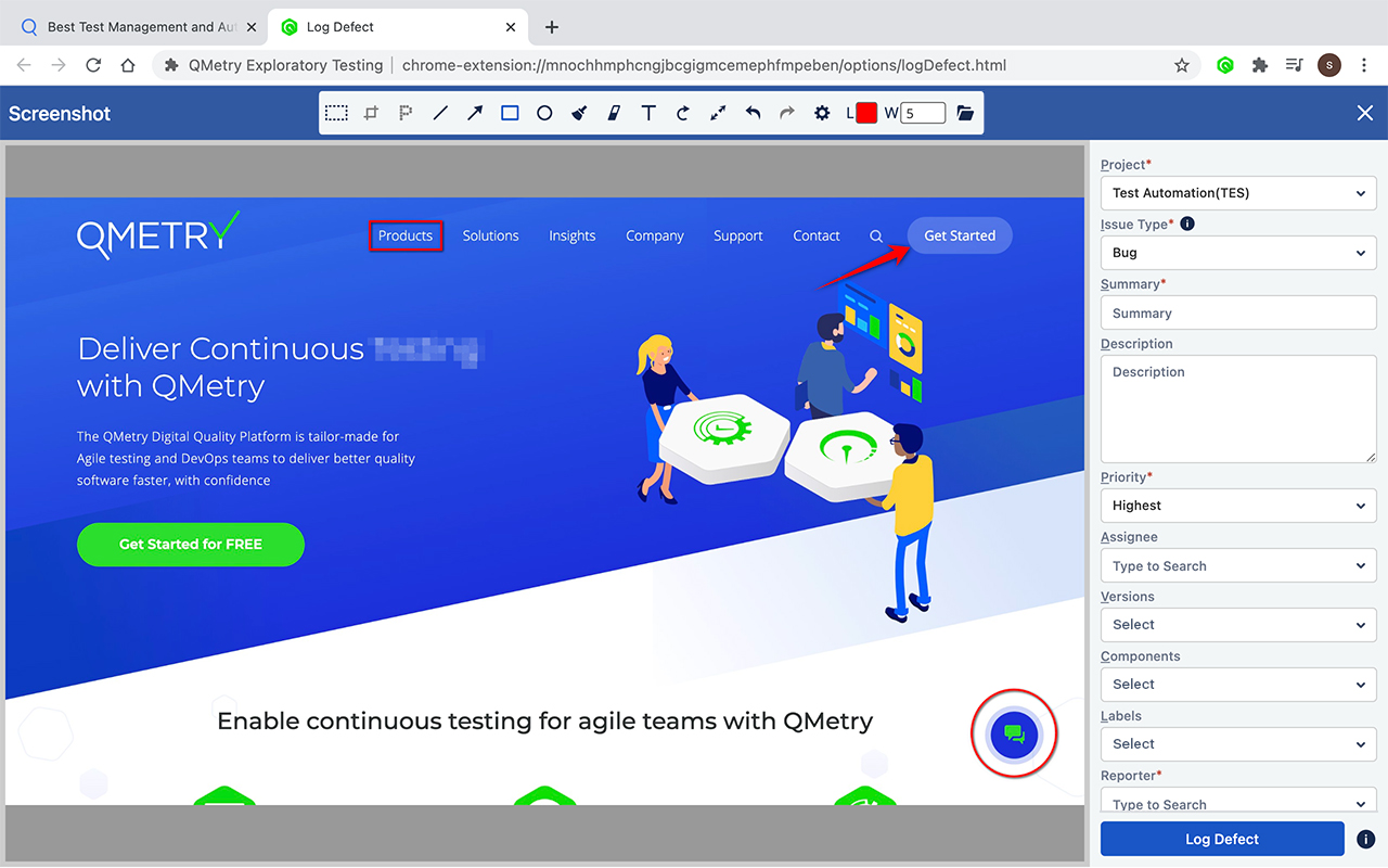 QMetry for Jira (QTM4J) - Exploratory Testing Preview image 3