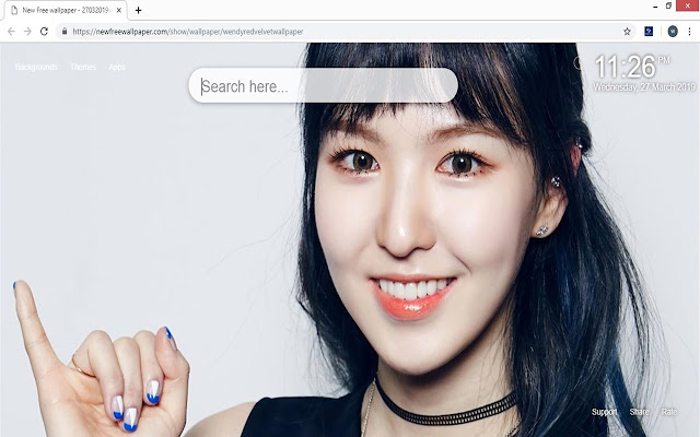 Wendy Redvelvet wallpaper HD new tabs