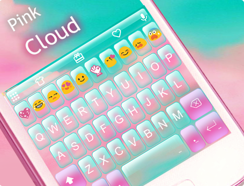 免費下載工具APP|Pink Cloud Emoji Keyboard Skin app開箱文|APP開箱王