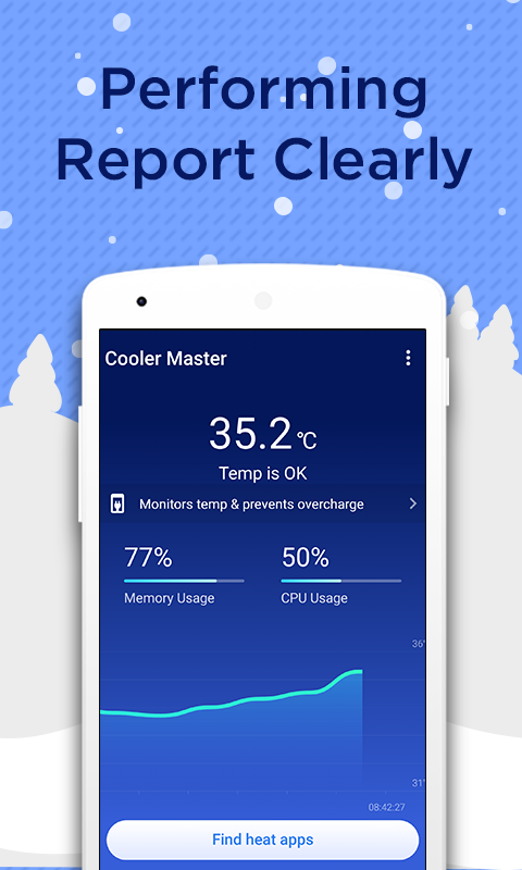 Android application Phone Cooler Cooler Master CPU screenshort