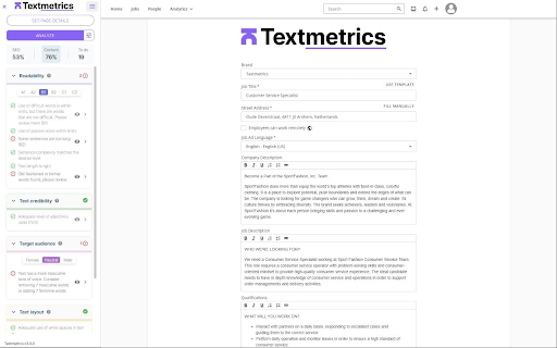 Textmetrics