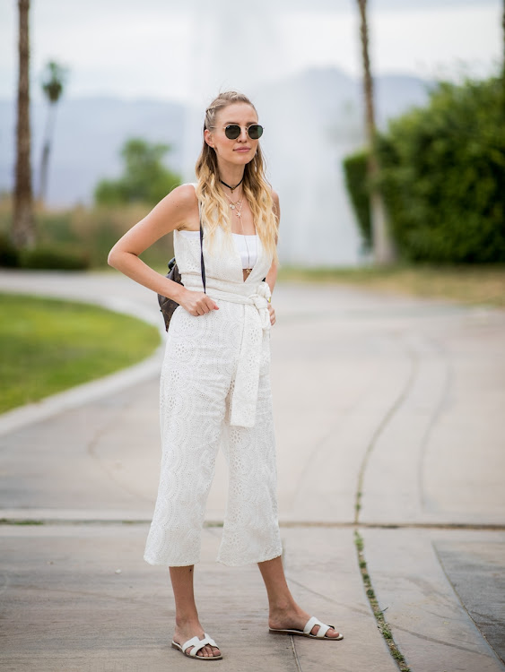 A jumpsuit is effortlessly stylish.