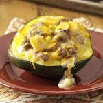 Sausage &amp; Mushroom Stuffed Squash Recipe was pinched from <a href="http://www.tasteofhome.com/Recipes/Sausage---Mushroom-Stuffed-Squash" target="_blank">www.tasteofhome.com.</a>