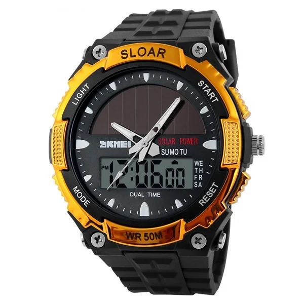 Time Beauty Men's Fashion Solar Watch Waterproof Electronic. Experience style and sustainability with this durable and m