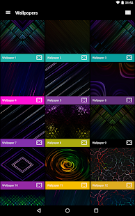 Neon Glow C - Icon Pack Screenshot