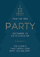 Trim the Tree Party - Christmas item