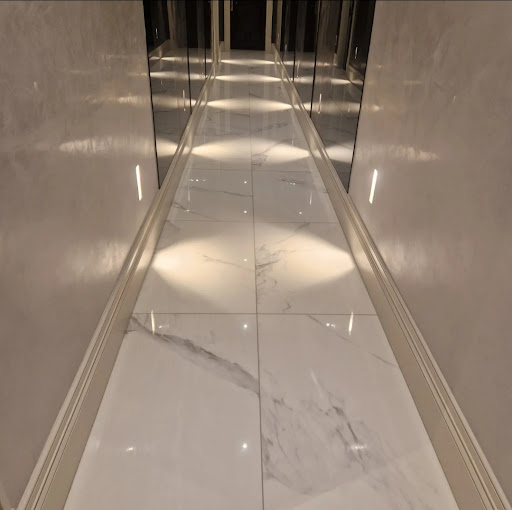 Porcelain marble effect porcelain floor 