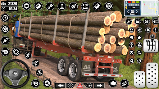 Screenshot Log Transporter Truck Driving