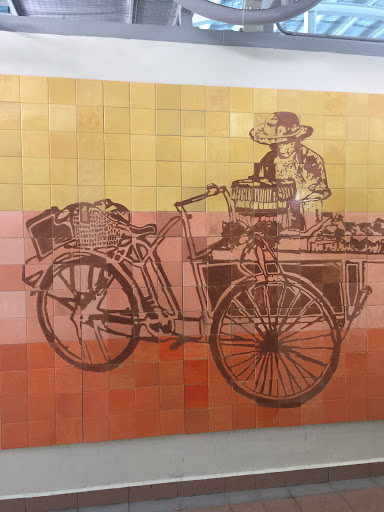 Trishaw Hawker Mosaic