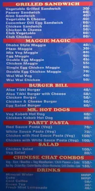 Food Refill menu 2