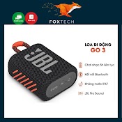 Loa Bluetooth Jbl Go3 Fullbox - Bảo Hành 12 Tháng