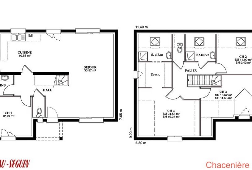  Vente Terrain + Maison - Terrain : 506m² - Maison : 100m² à Saint-Léger-près-Troyes (10800) 