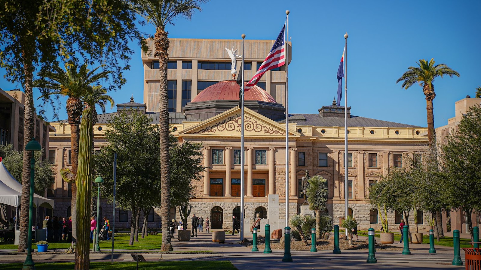 Copper Dome on Arizona Capitol