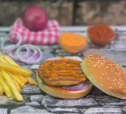 Double Grilled Chicken Burger Meal (With Small Fries)