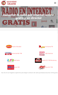 Radio Gratis Internet Online Screenshot