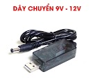 Dây Cáp Chuyển Đổi Nguồn Usb 5V Sang 9V 12V Loại Tốt Có Điều Chỉnh Điện Áp Có Màn Hình Led Và Công Tắc Chuyển Đổi