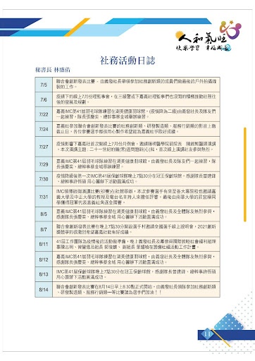 2021年8月嘉義IMC社刊