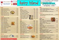 Spicy Island menu 1