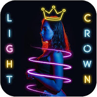 Light Crown Photo Editor  Neon Effect