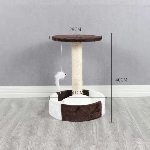 Title 2, Cat climbing frame with integrated column provi...