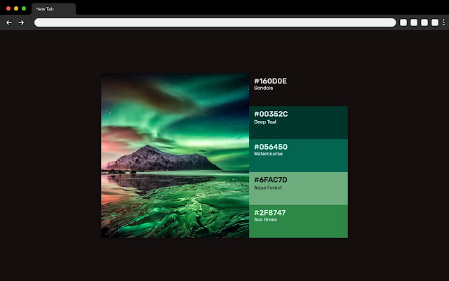 Palette Tab chrome extension