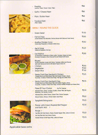 Qube Cafe Siesta Hitech Hotel menu 5