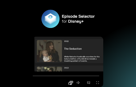 Disney+ Episode Selector: episode list. small promo image