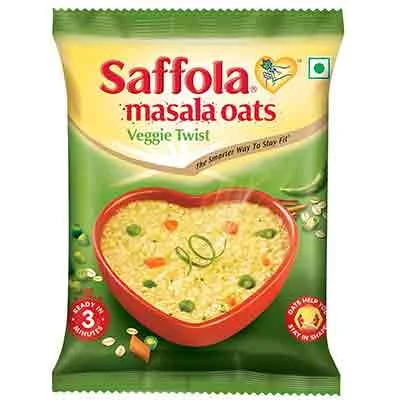 Saffola Veggie Twist Masala Oats 120G