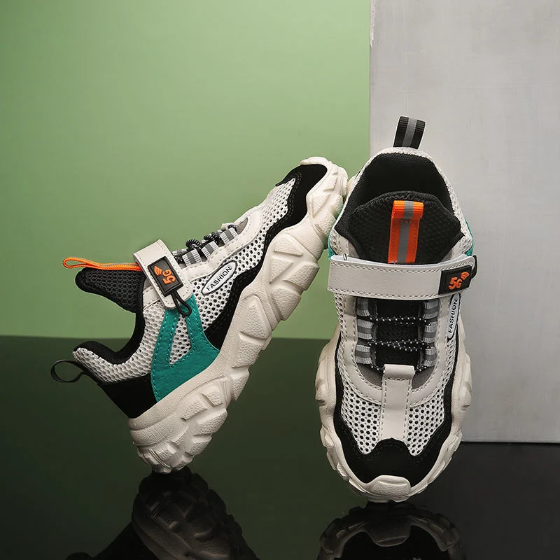 Title 1, Zwarte Sneakers voor Jongens, Nieuwe Zomerstijl...