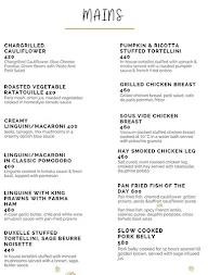 Brasserie Cinq menu 3