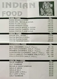 South Indian Fast Food menu 5