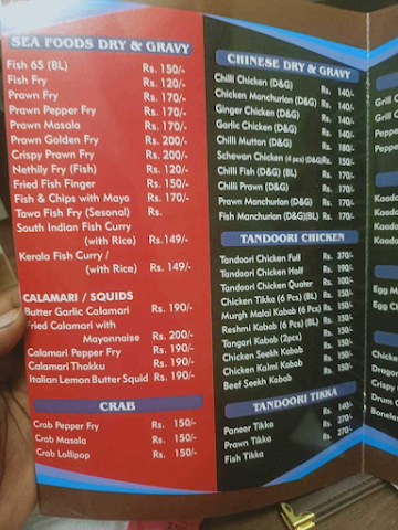 Besant Fast Food & Restaurant menu 