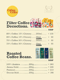 Cothas Coffee menu 3