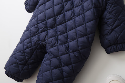 Title 33, Kids hooded jumpsuit with fleece lining and th...