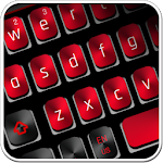 Cover Image of Download Black Red Keyboard 10001003 APK