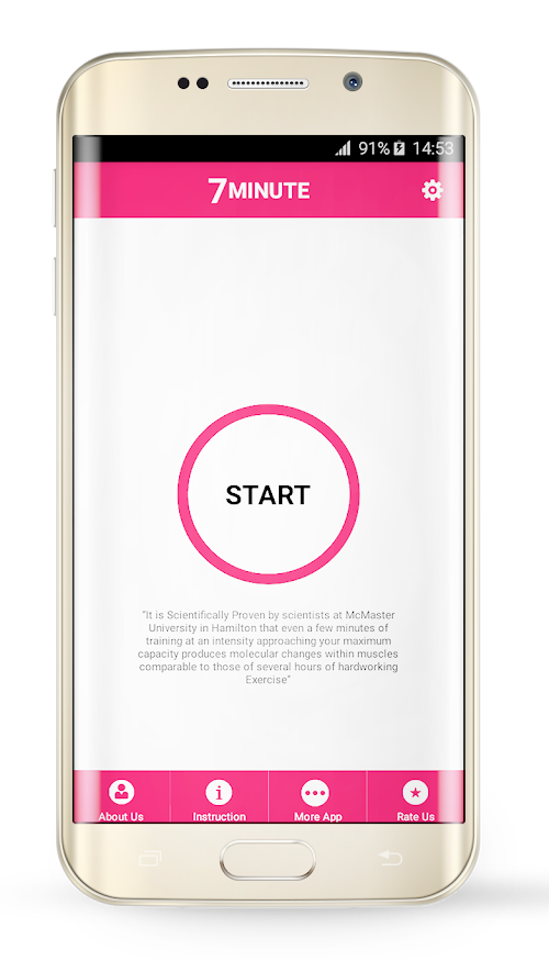 Android application Training in 7 minutes screenshort