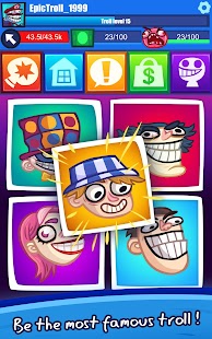 Troll Face Clicker Quest Screenshot